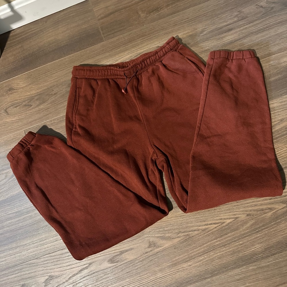Womens Rust Sweatpants - Picture 3 of 5